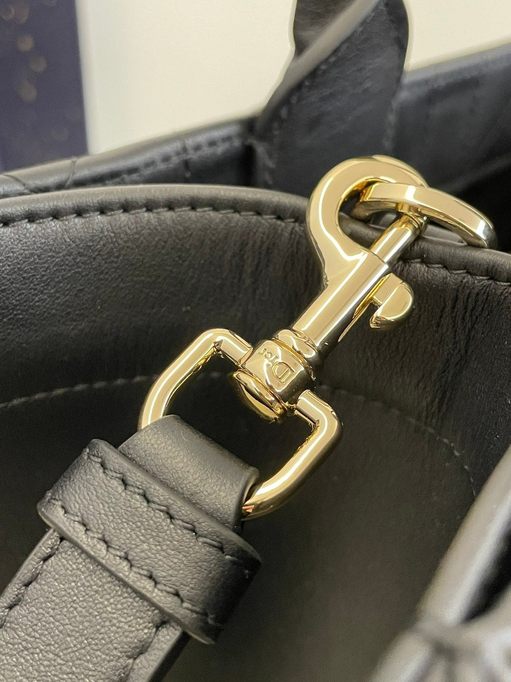 medium book tote 36 black lambskin gold hardware