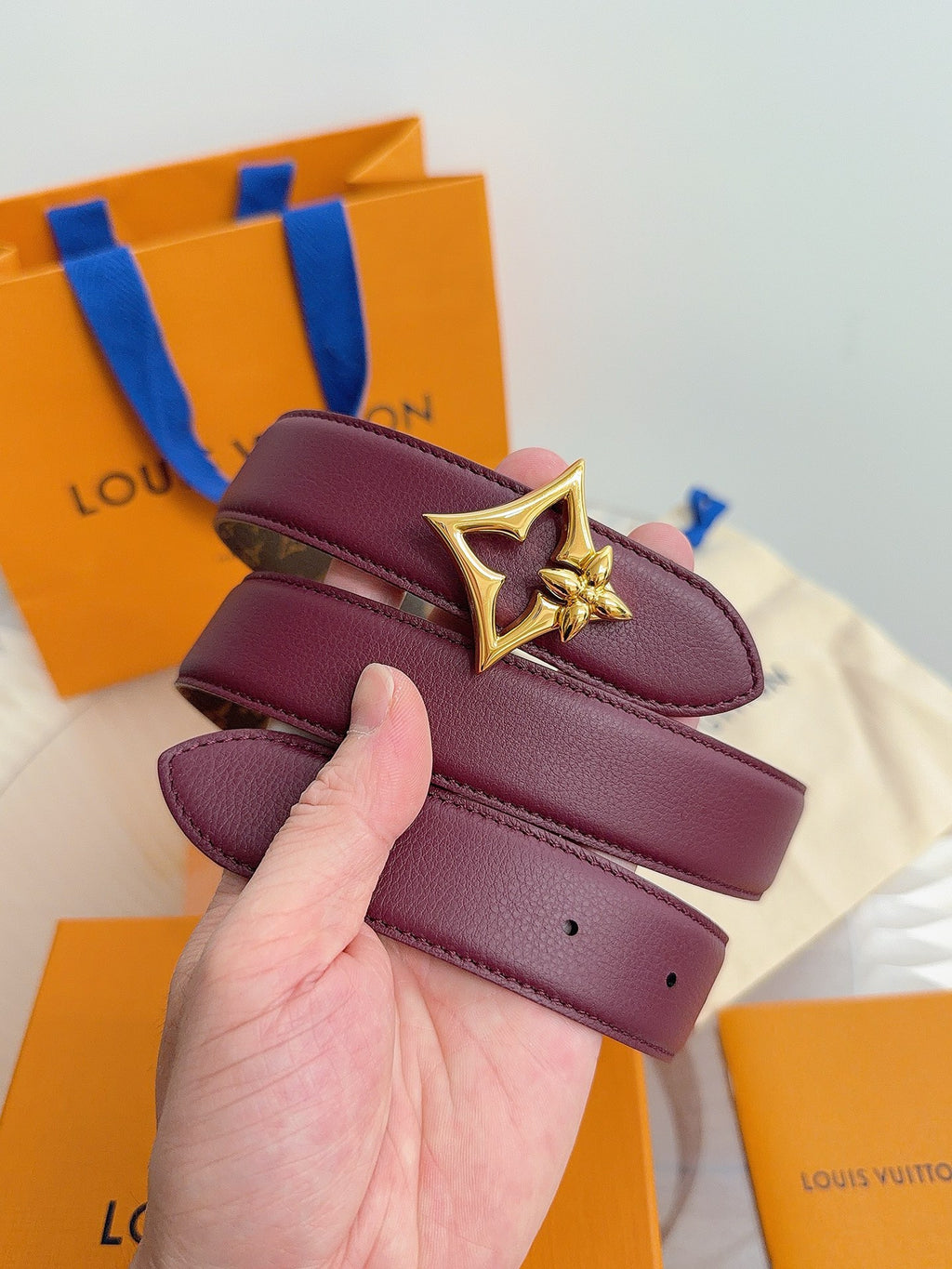 Louis Vuitton LV Flowergram Reversible 30mm Belt