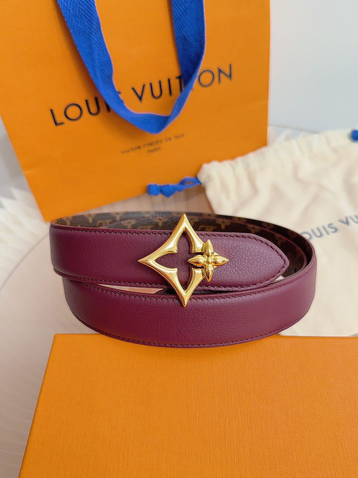 Louis Vuitton LV Flowergram Reversible 30mm Belt