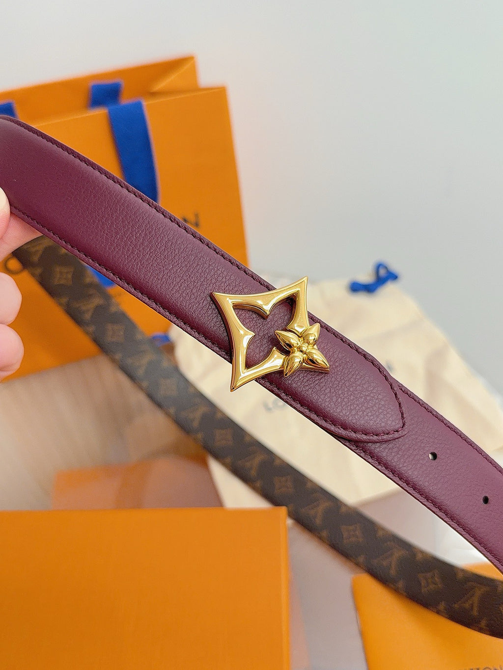 Louis Vuitton LV Flowergram Reversible 30mm Belt
