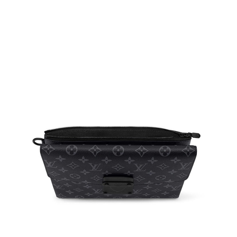 Louis Vuitton Pochette S-Lock Monogram Eclipse