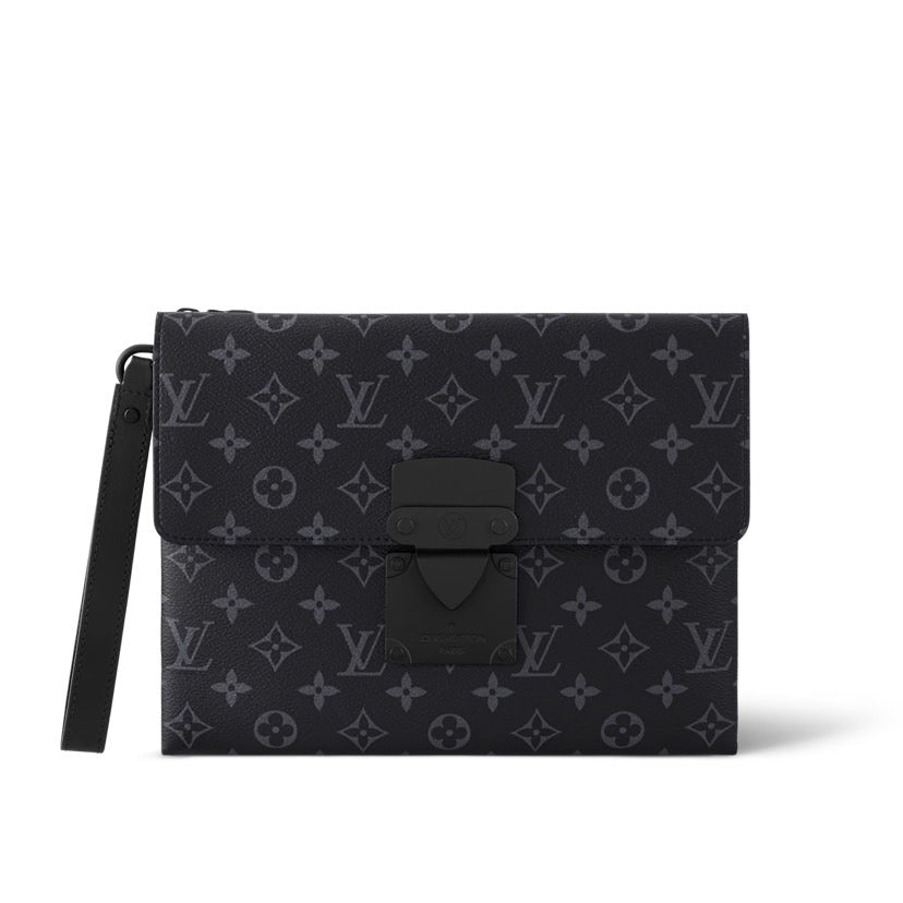 Louis Vuitton Pochette S-Lock Monogram Eclipse