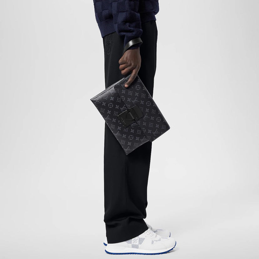 Louis Vuitton Pochette S-Lock Monogram Eclipse