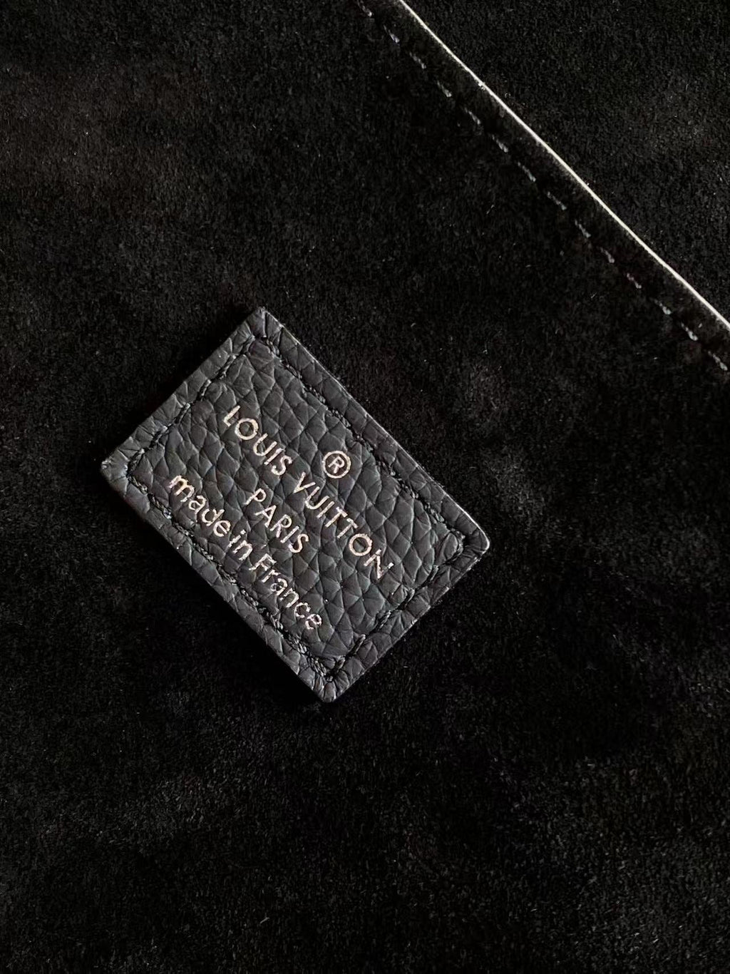 LV Steamer 30 Handbag Black Calfskin