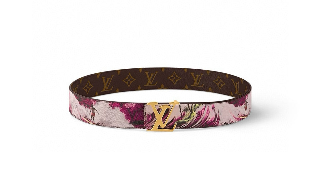 Louis Vuitton LV Tag 40mm Reversible Belt Pink