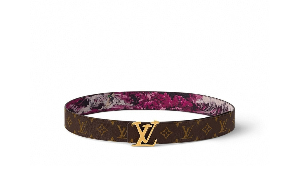 Louis Vuitton LV Tag 40mm Reversible Belt Pink