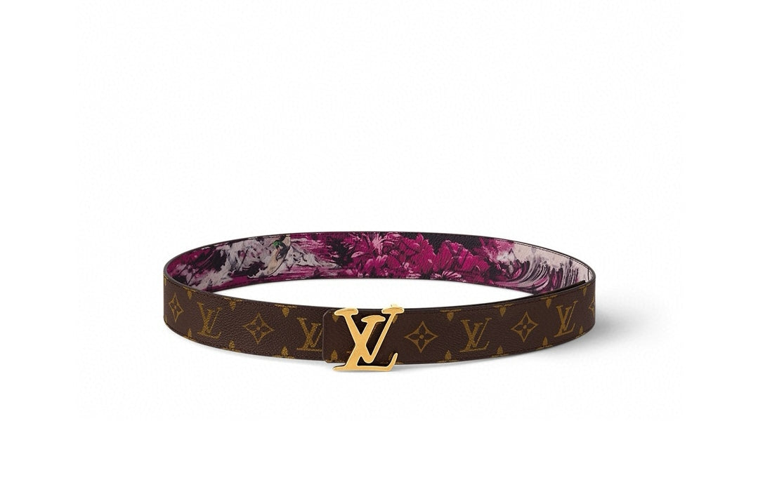 Louis Vuitton LV Tag 40mm Reversible Belt Pink