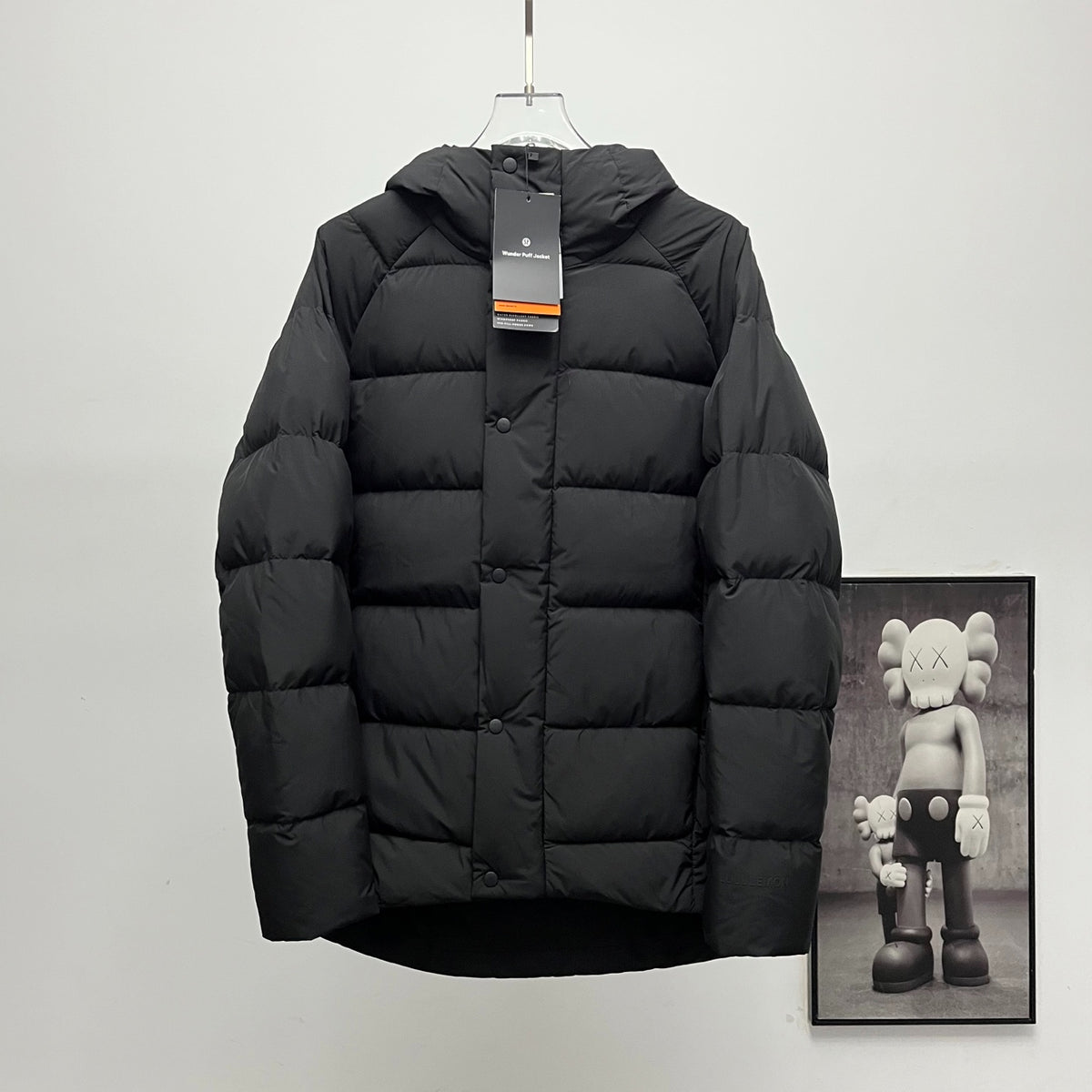 lululemon Men's Wunder Puff Water-Repellent Down Puffer Jacket in Black