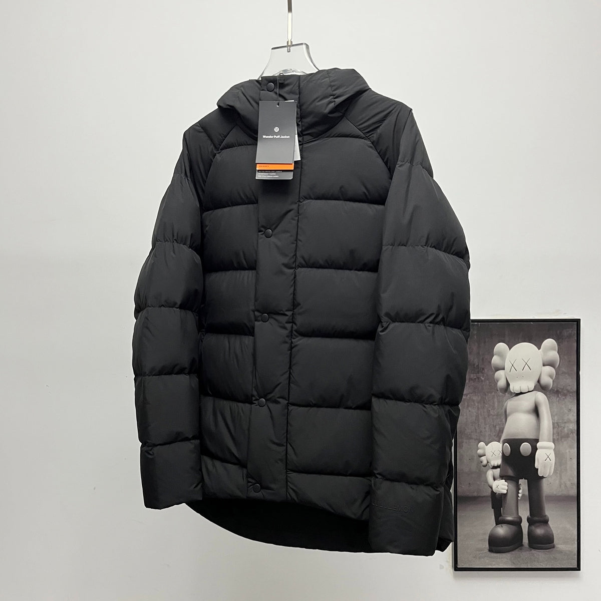 lululemon Men's Wunder Puff Water-Repellent Down Puffer Jacket in Black