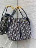 meidum cd nolita 27cm blue oblique jacquard