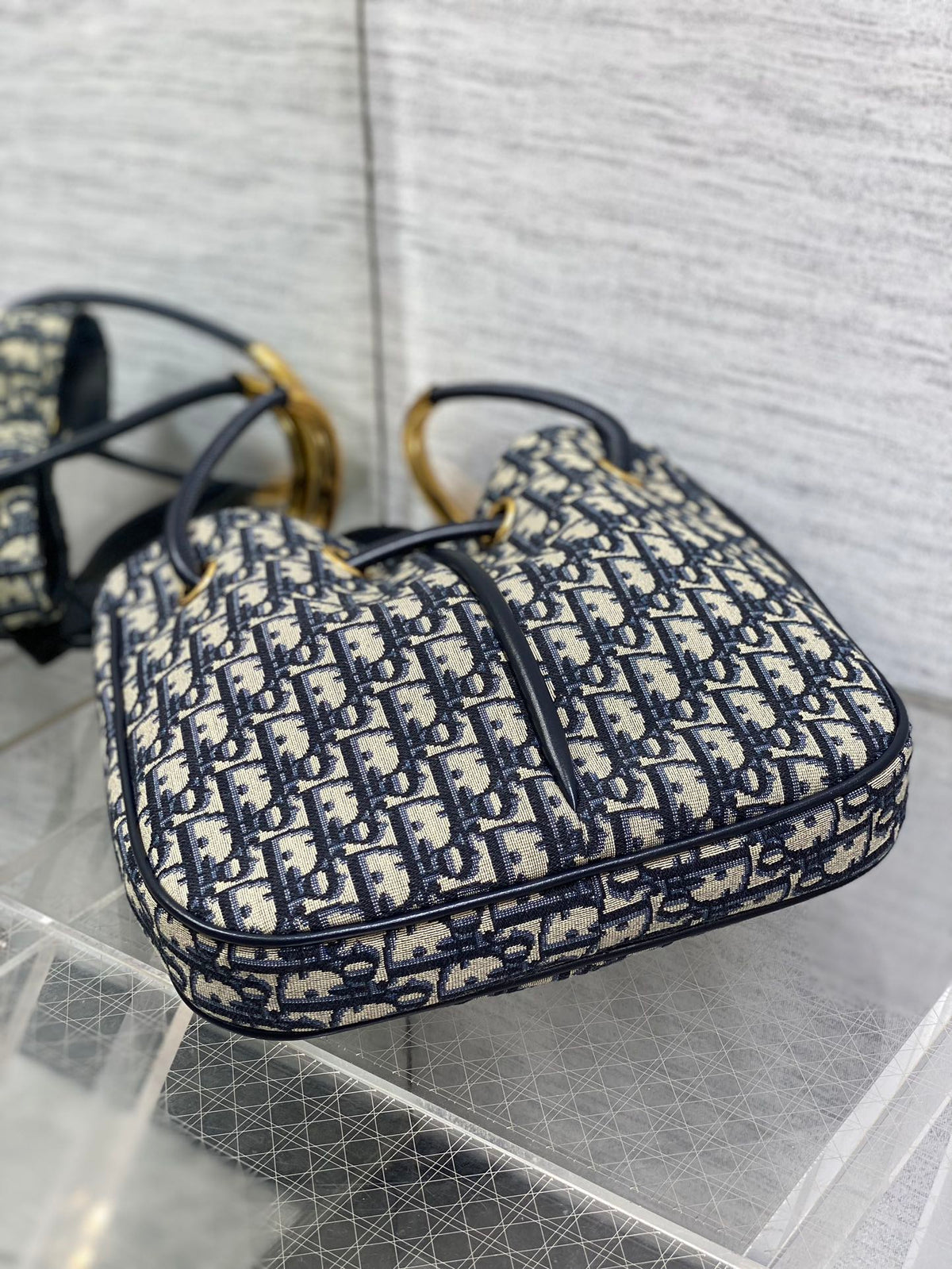 meidum cd nolita 27cm blue oblique jacquard
