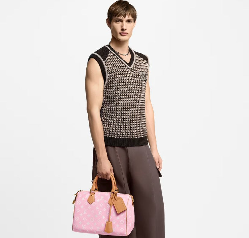 Louis Vuitton Speedy P9 Bandoulière 25 Monogram Leather Candy Pink