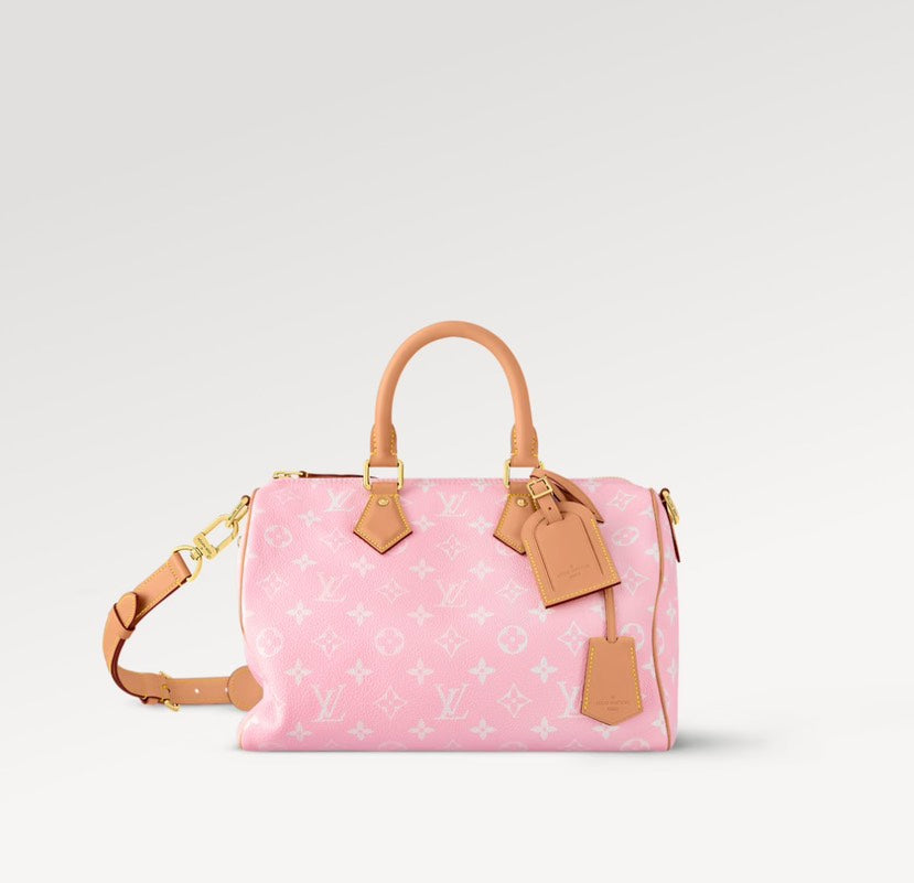 Louis Vuitton Speedy P9 Bandoulière 25 Monogram Leather Candy Pink