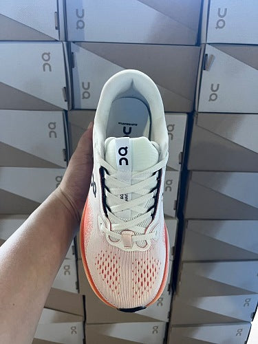 On Cloudsurfer White/Peach/Orange