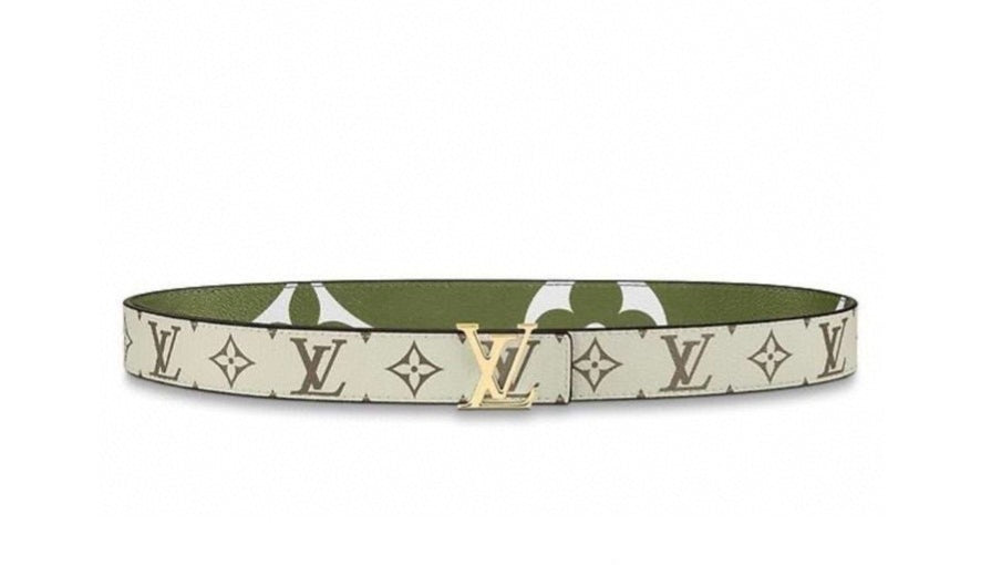 Louis Vuitton LV Iconic 30MM Reversible Belt Monogram Giant Khaki/Beige
