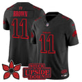 A.J. Brown Philadelphia Eagles 'Stranger Things Edition' Jersey - Black