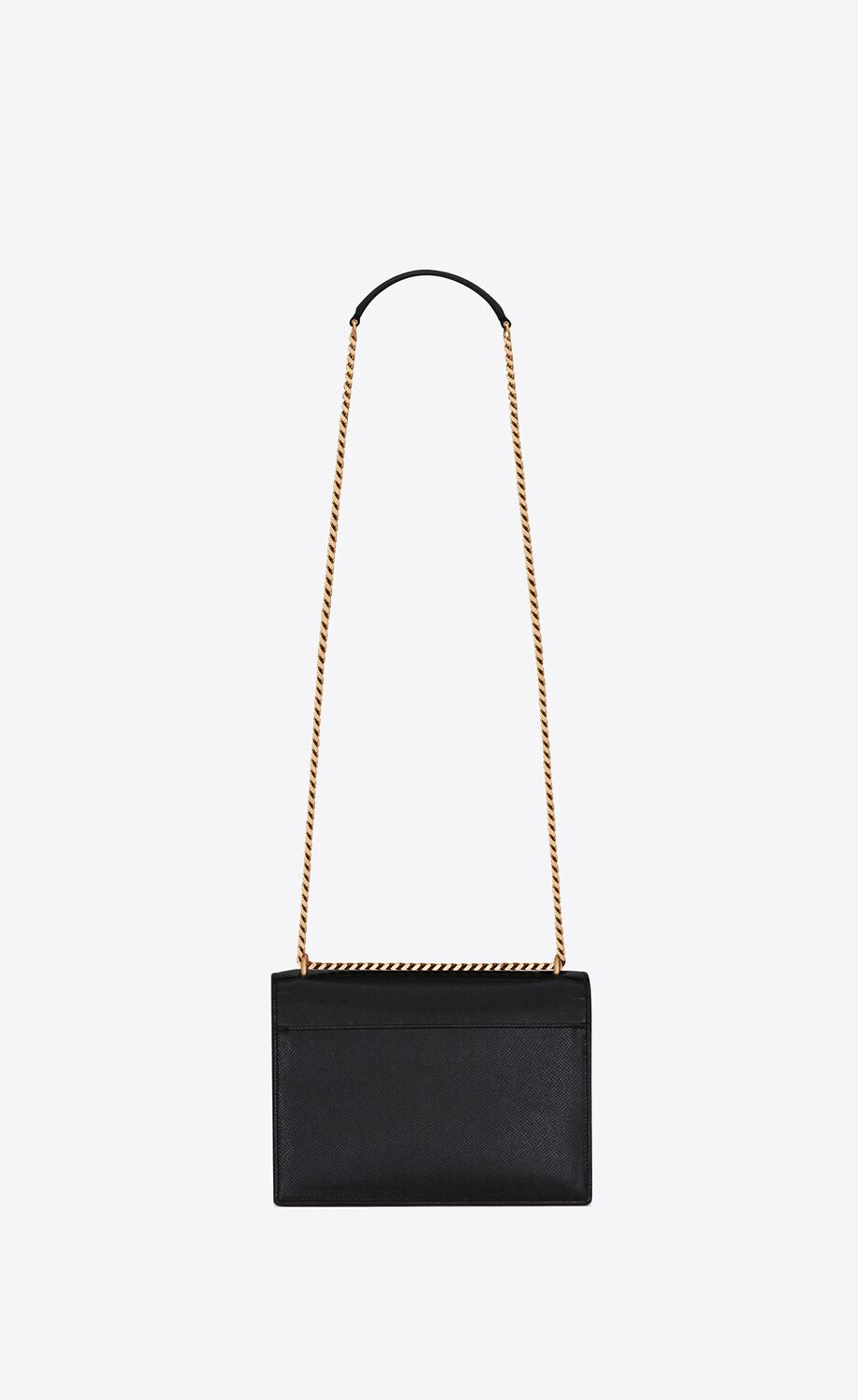 Y Sunset Medium Chain Bag In Coated Bark Leather