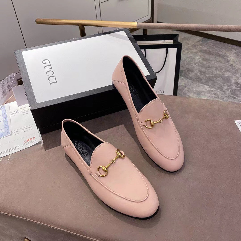 gg loafer light pink calfskin