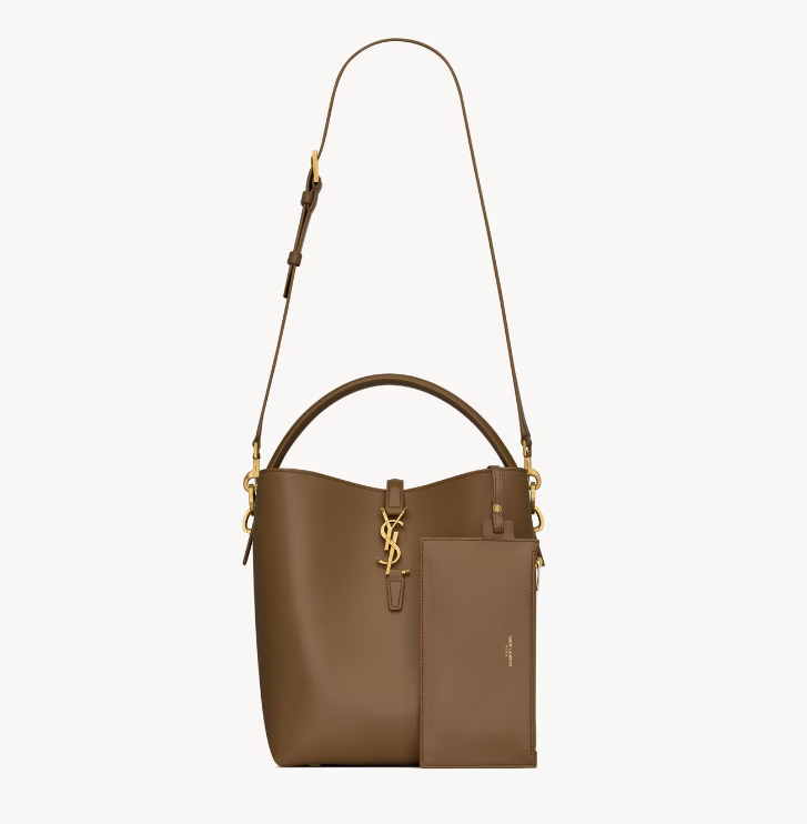 Y LE 37 IN SHINY LEATHER BAG