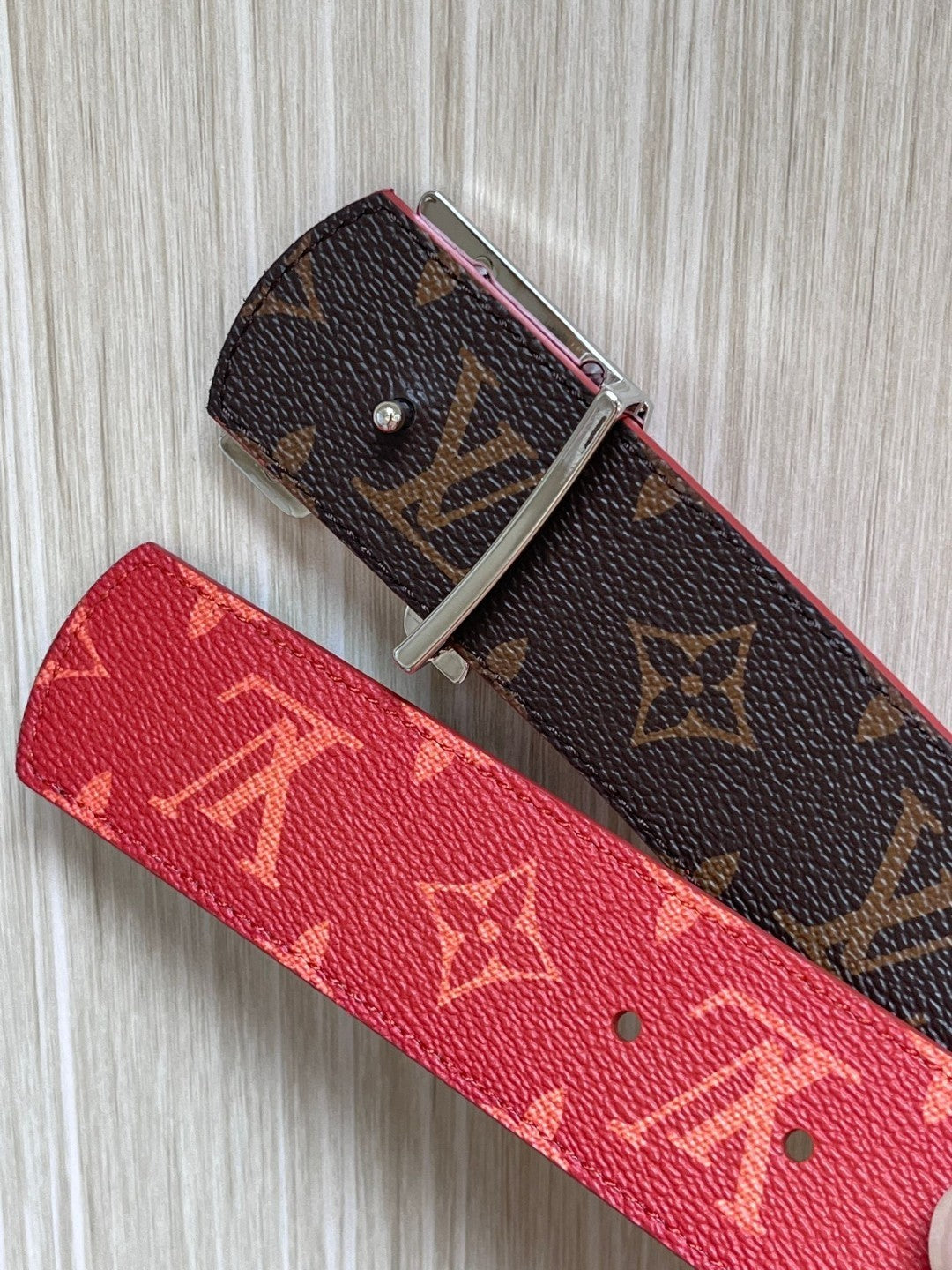 Louis Vuitton LV Initiales Monogram Solar 40mm Reversible Belt