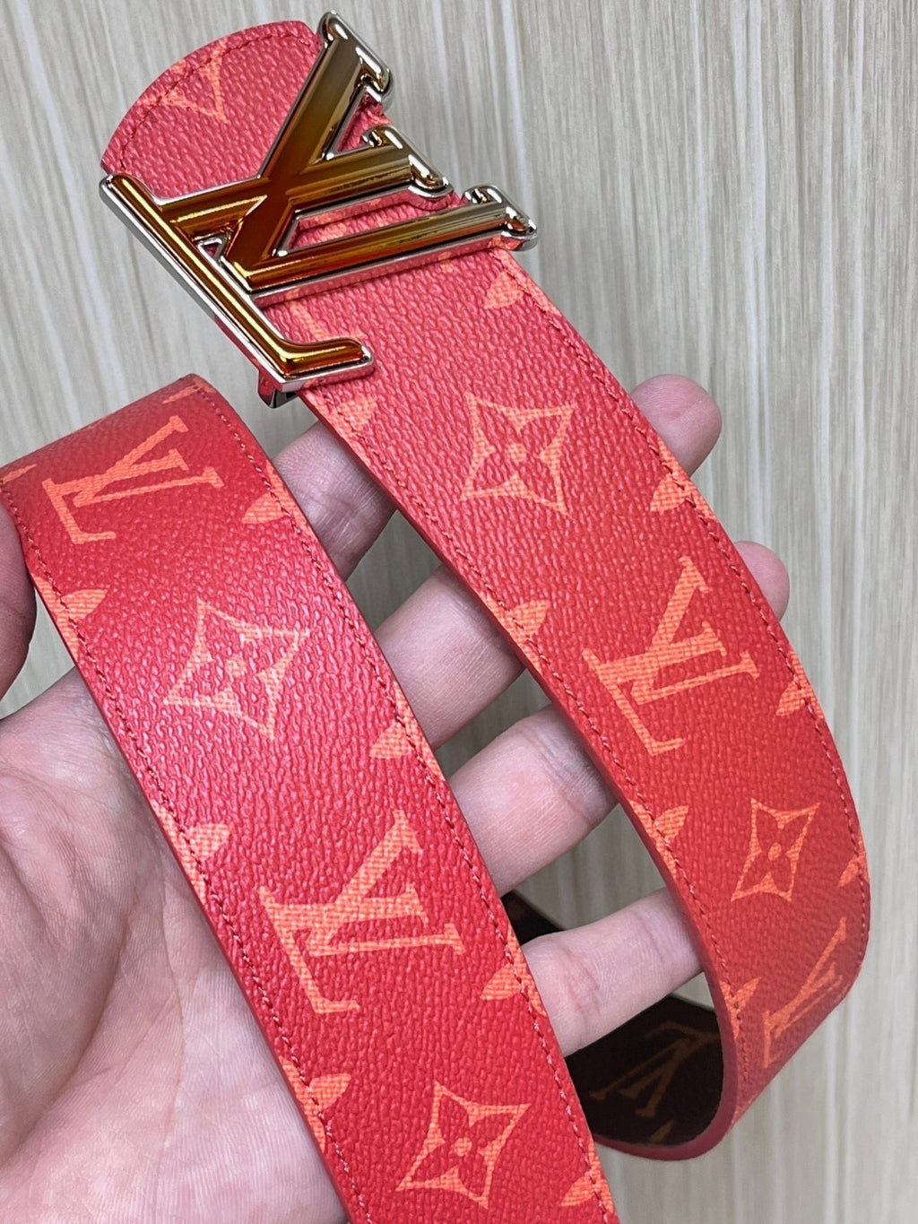 Louis Vuitton LV Initiales Monogram Solar 40mm Reversible Belt