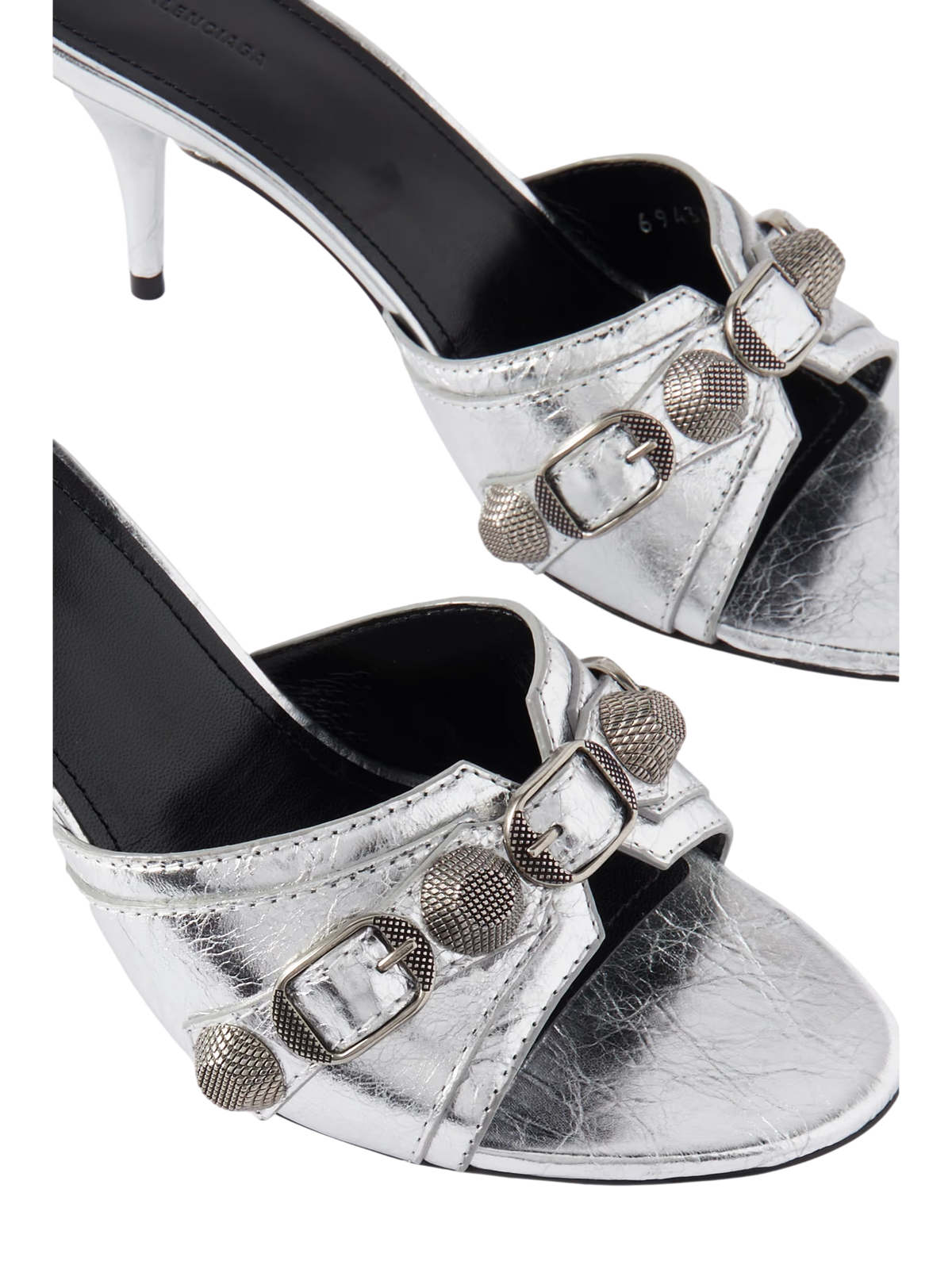 Balenciaga Metallic leather Mules