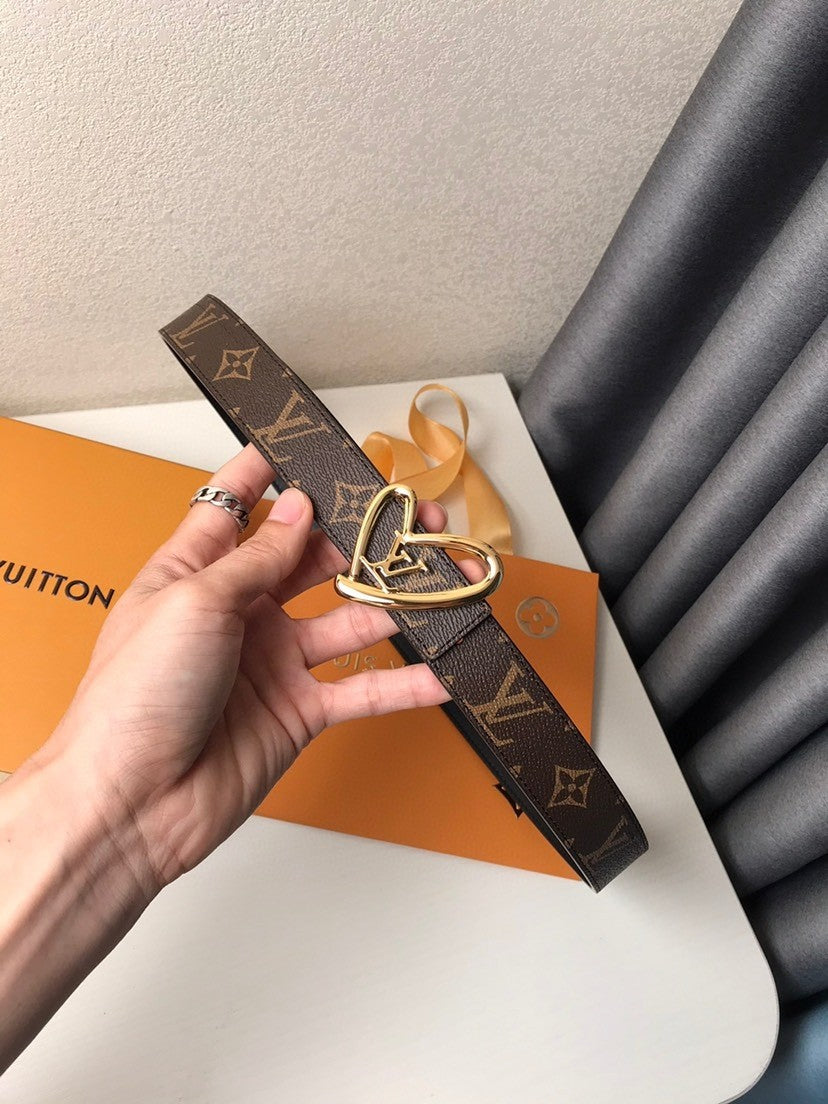 Louis Vuitton Fall In Love Reversible Belt Monogram 30MM