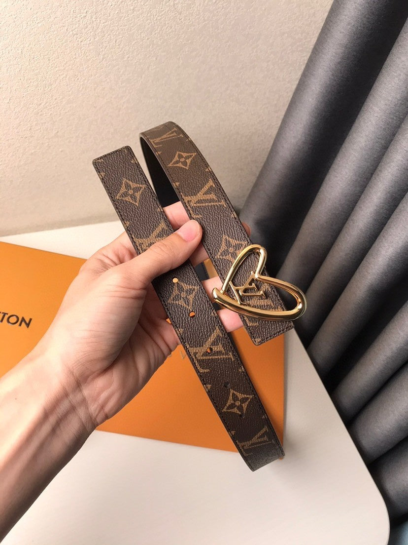 Louis Vuitton Fall In Love Reversible Belt Monogram 30MM