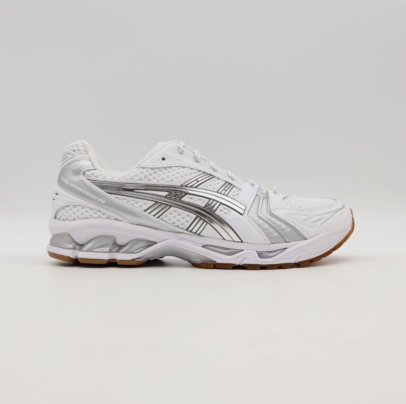 A.P.C. x ASICS Unisex GEL-Kayano 14 "White / Pure Silver / Gum"