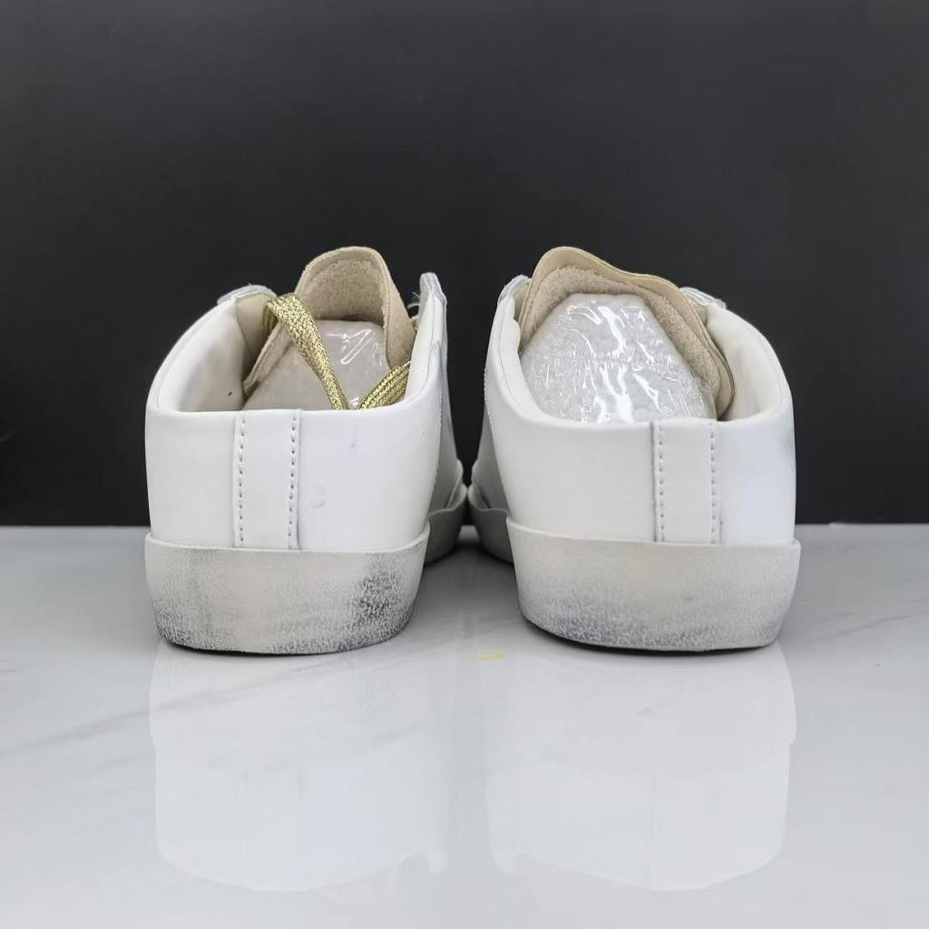 Golden Goose Super-Star Sabot White Leather Leopard