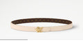 Louis Vuitton Pretty LV 20MM Reversible Belt Monogram Beige