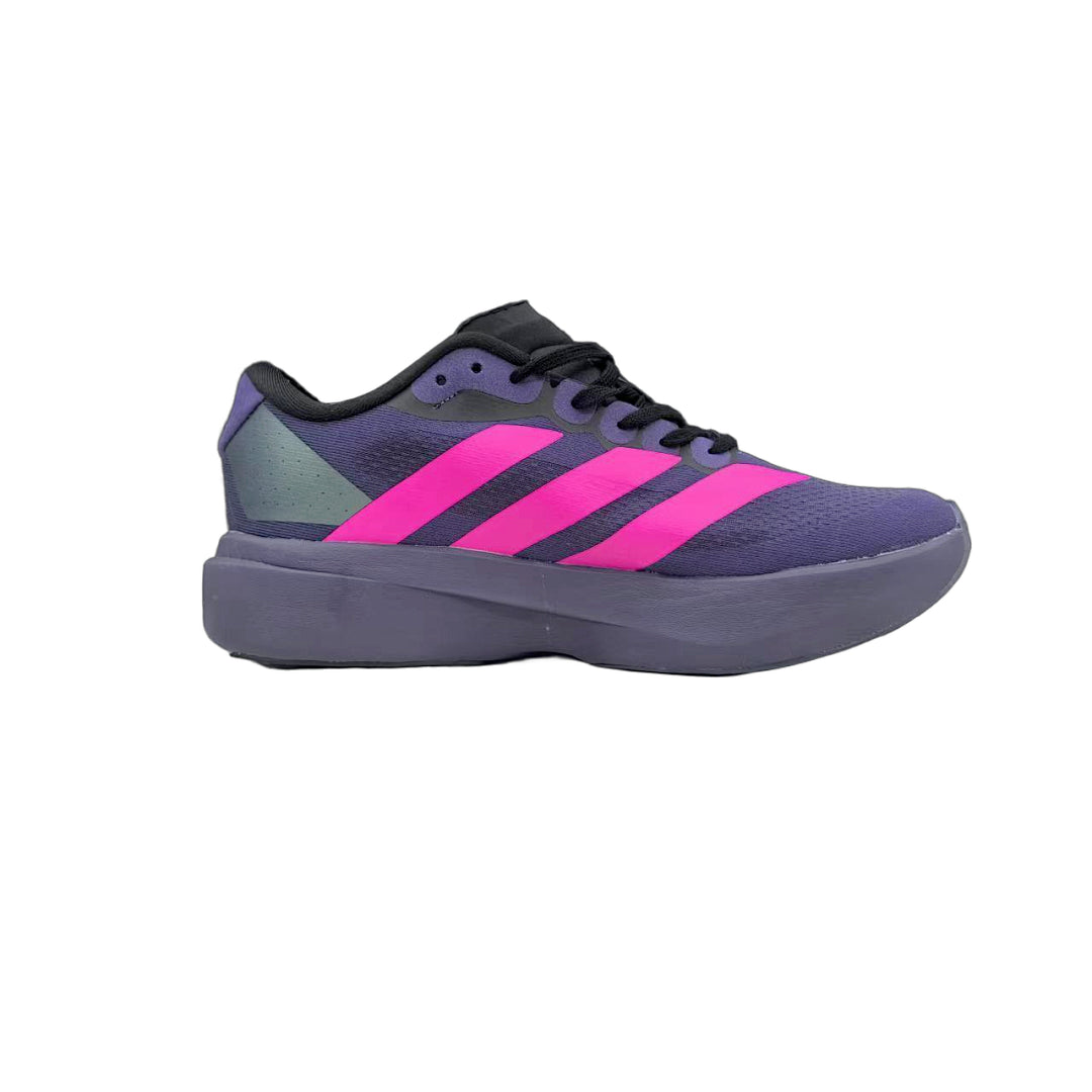 adidas Unisex Adizero Evo SL Aurora Black / Shock Pink / Lucid Tangerine