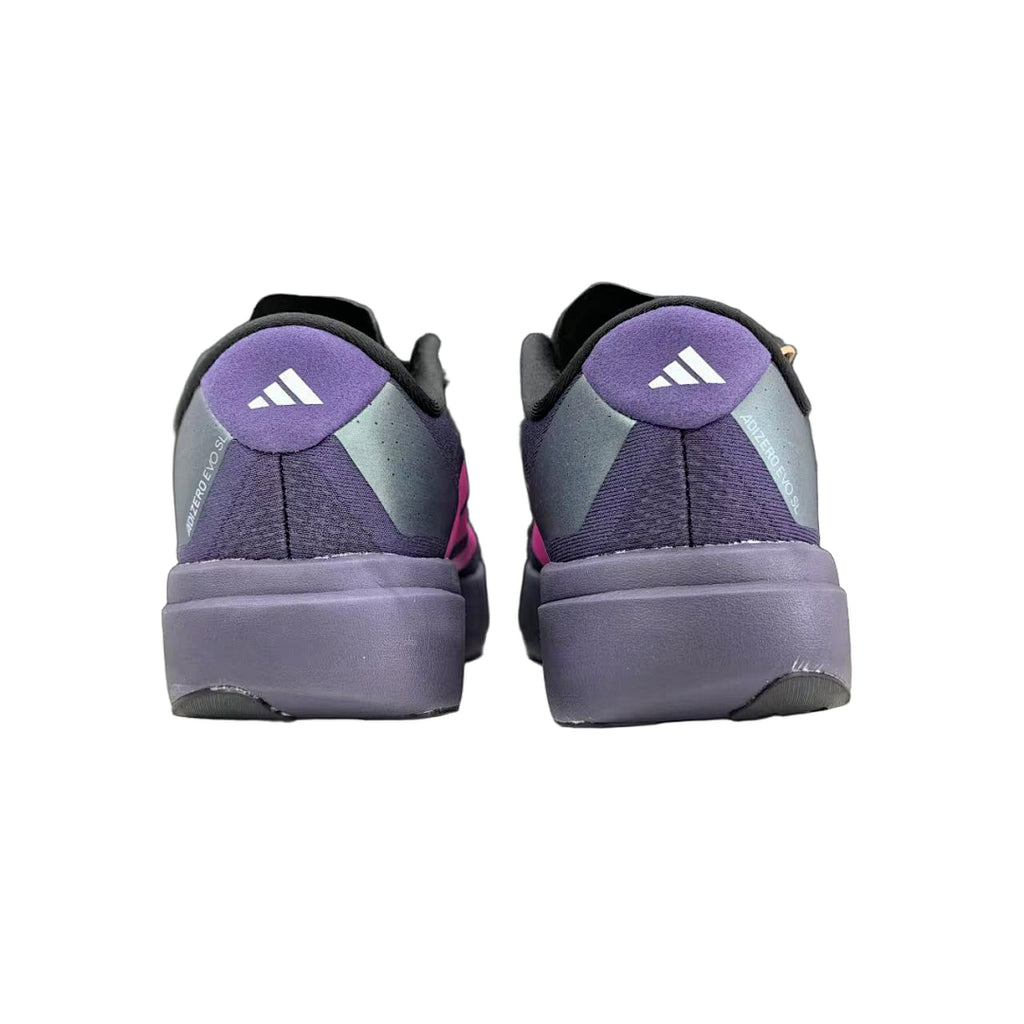 adidas Unisex Adizero Evo SL Aurora Black / Shock Pink / Lucid Tangerine