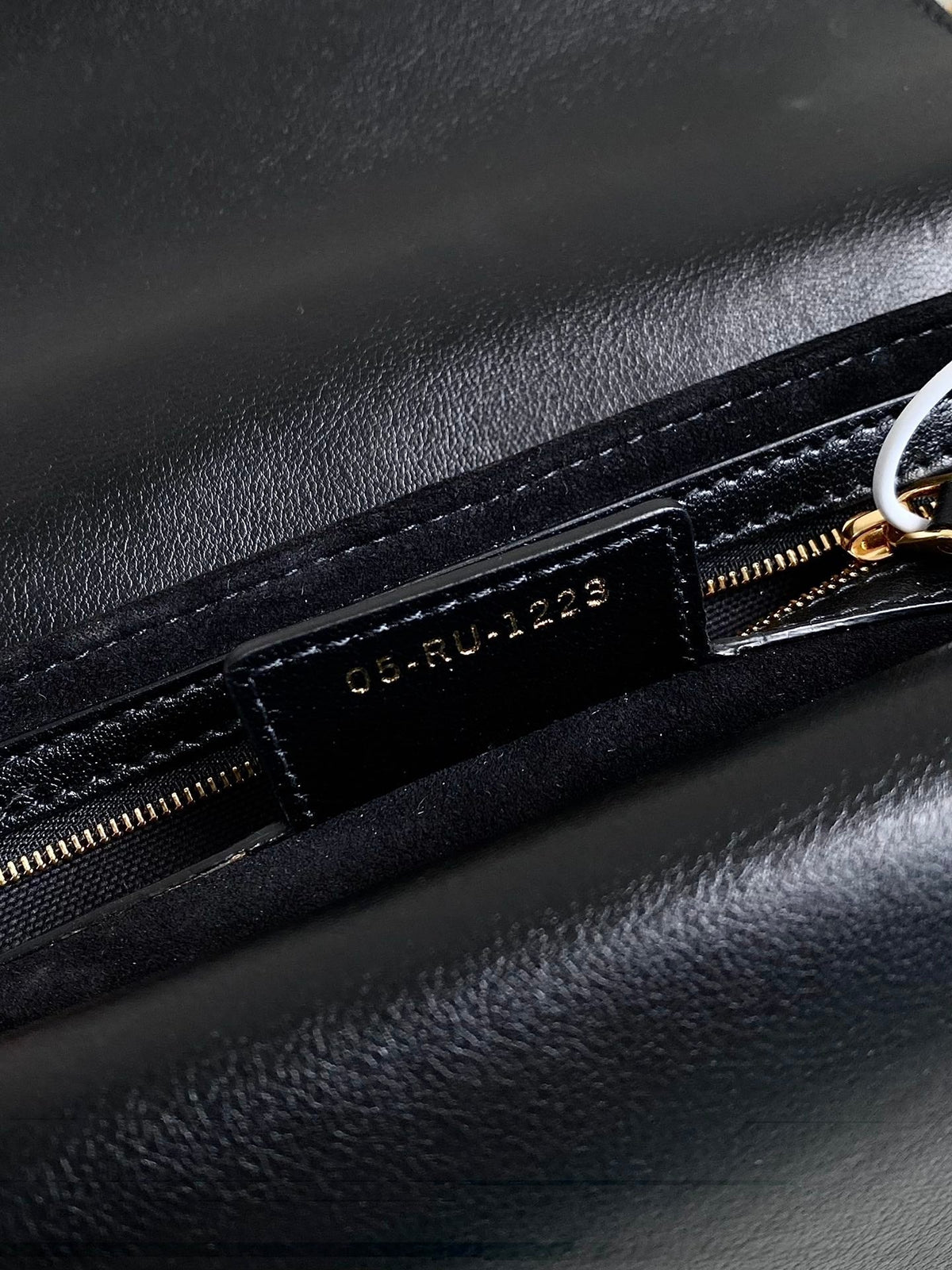 MINI JOLIE 22 BAG BLACK CALFSKIN