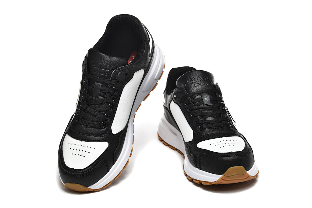Prada Prax 01 Re-Nylon and Brushed Leather White/Black Gum