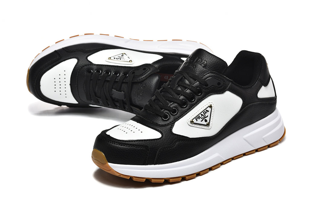 Prada Prax 01 Re-Nylon and Brushed Leather White/Black Gum