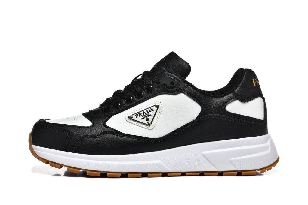 Prada Prax 01 Re-Nylon and Brushed Leather White/Black Gum