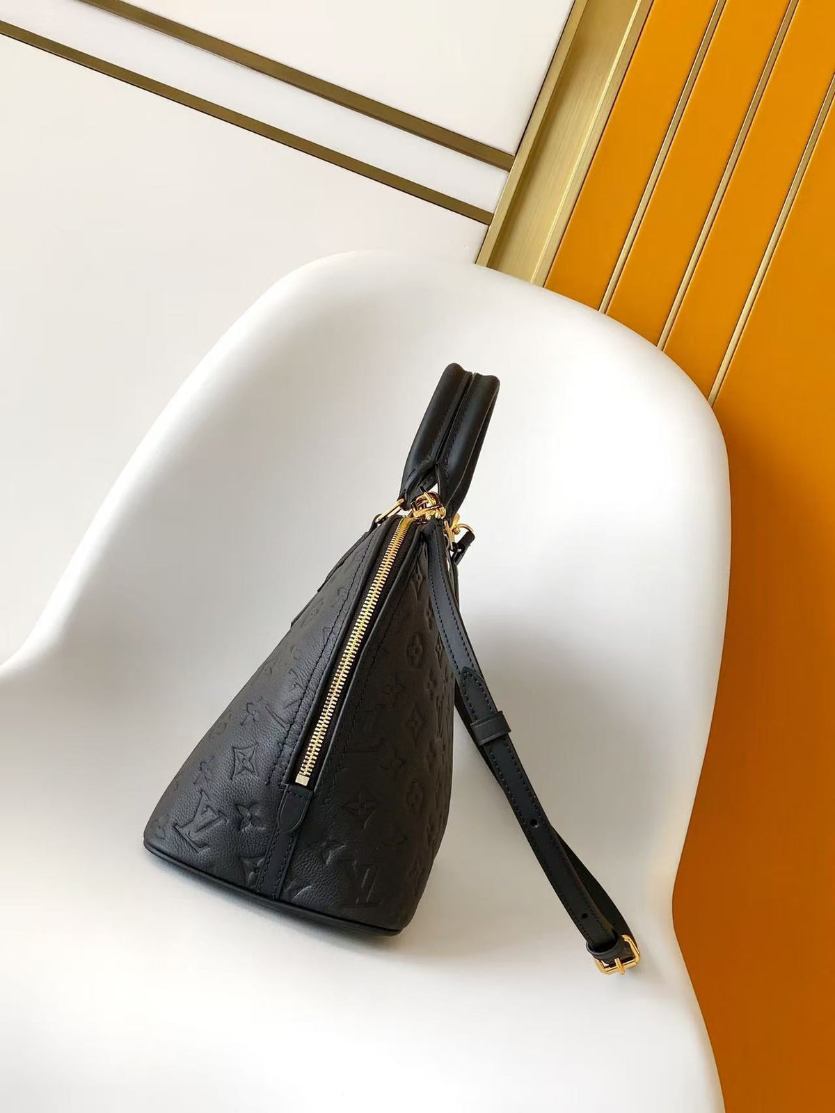 LV Alma PM Bag 30 Black in Monogram Empreinte Leather 278081