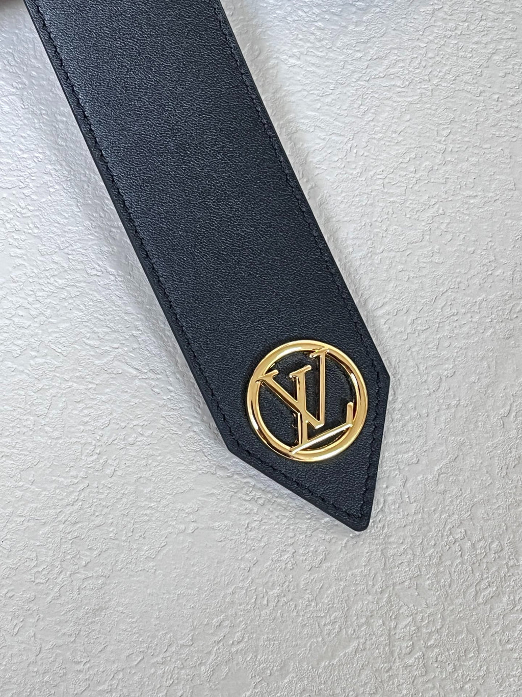 Louis Vuitton Tie The Knot 45MM Belt Smooth Leather Black