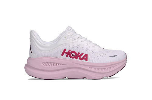 HOKA ONE ONE Women's Bondi 9 "White / Wild Aster"