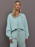 adidas by Stella McCartney Sportswear Cropped Hoodie - Vapour Green