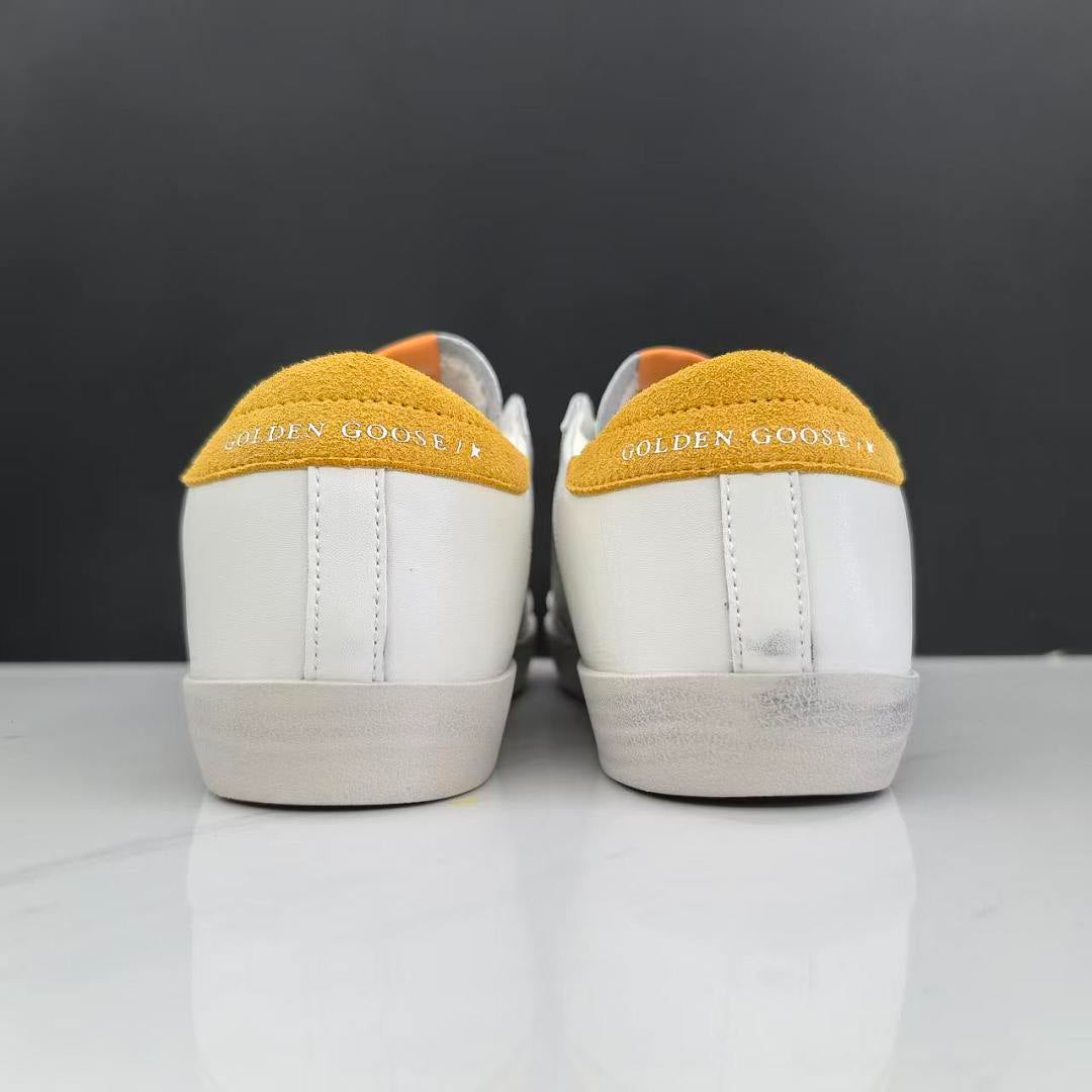 Golden Goose Super-Star White Leather Purple Glitter