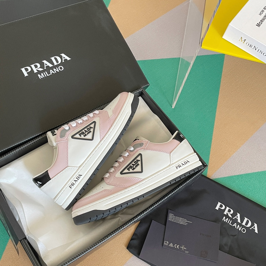 Leather Trainer Prada