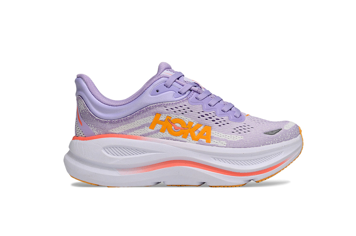 HOKA ONE ONE Women's Bondi 9 Lilac Glow/Sunlit Orange