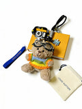 LV Beige mix Colors Bear Charm