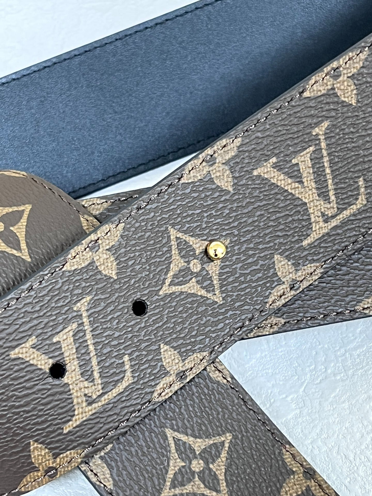 Louis Vuitton Tie The Knot 45MM Belt Monogram Brown