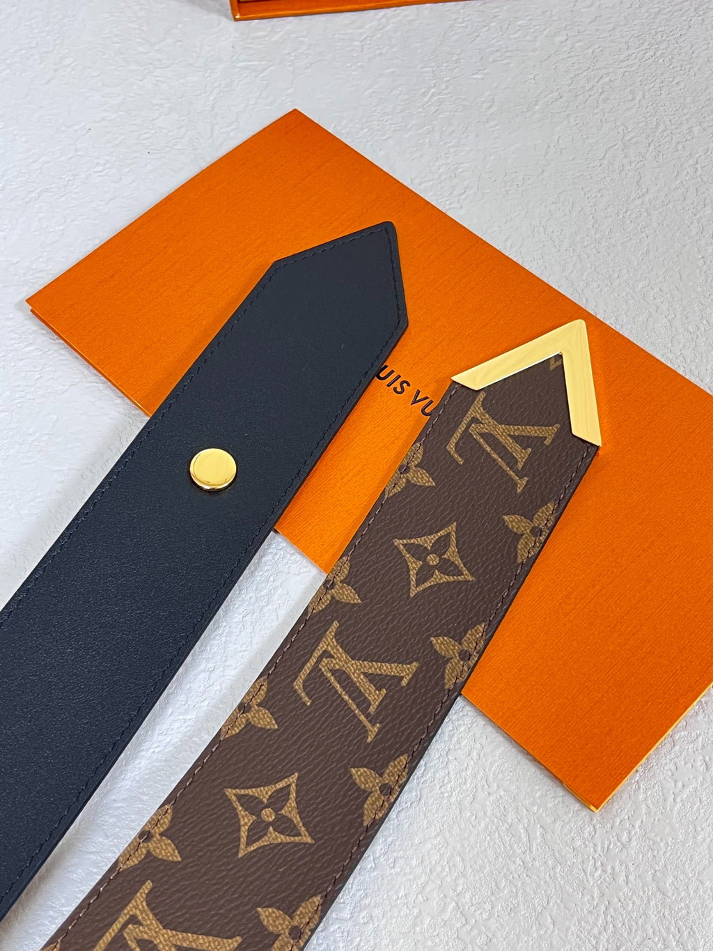 Louis Vuitton Tie The Knot 45MM Belt Monogram Brown