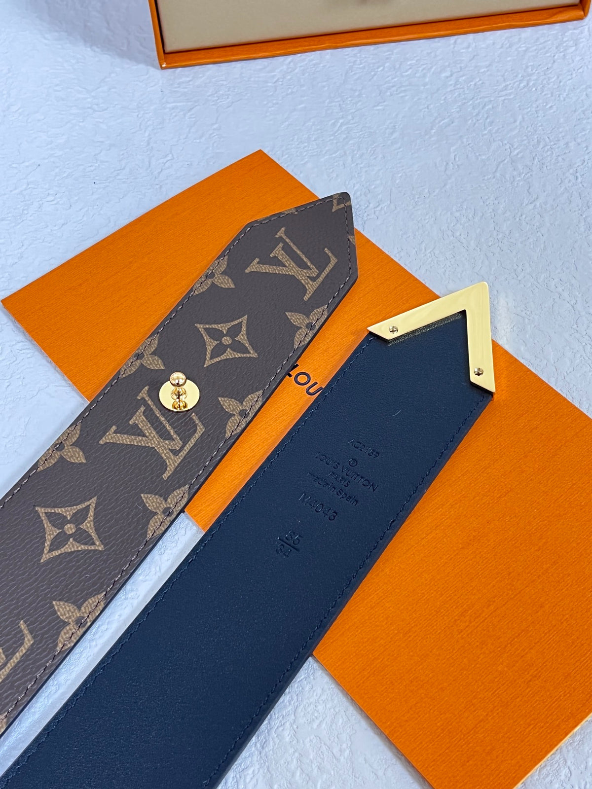 Louis Vuitton Tie The Knot 45MM Belt Monogram Brown