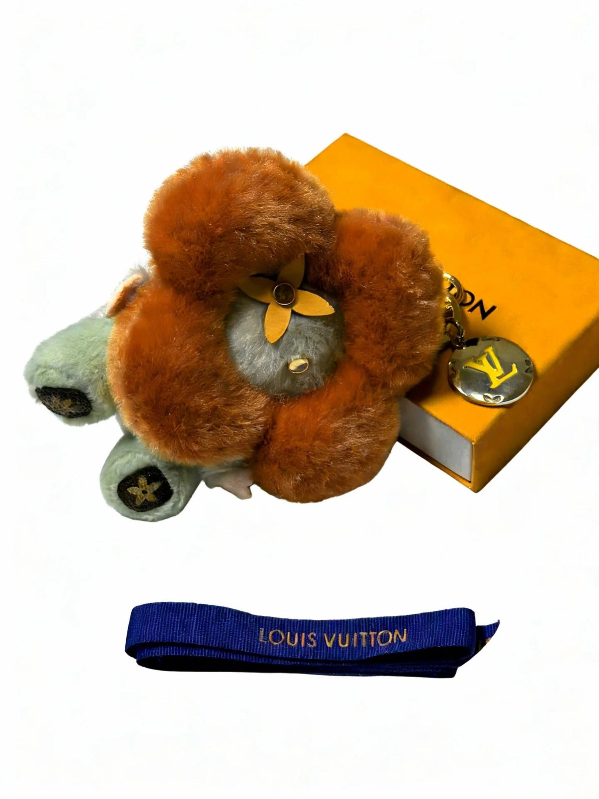 LV Vivienne Brown and Pink Charm