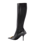 Balenciaga Embellished Leather Knee Boots